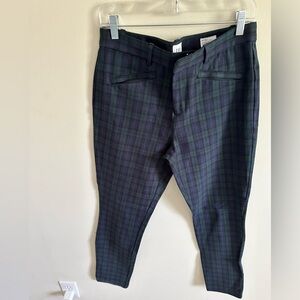 GAP -  Mid Rise Skinny Ankle Pants (in Plaid)